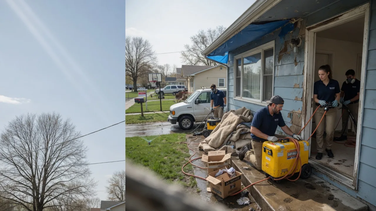 Basement Flood Cleanup in Hatley, WI near me